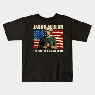 Jason aldean Kids T-Shirt